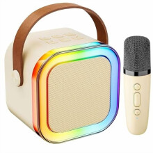 Kids KTV Machine White with High Sound Quality 1 Mic