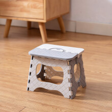 Folding Step Stool,Foldable Step Stool Lightweight Portable Small Footstool with Handles Compact Plastic,7.8 inches,23cm,Anti Slip