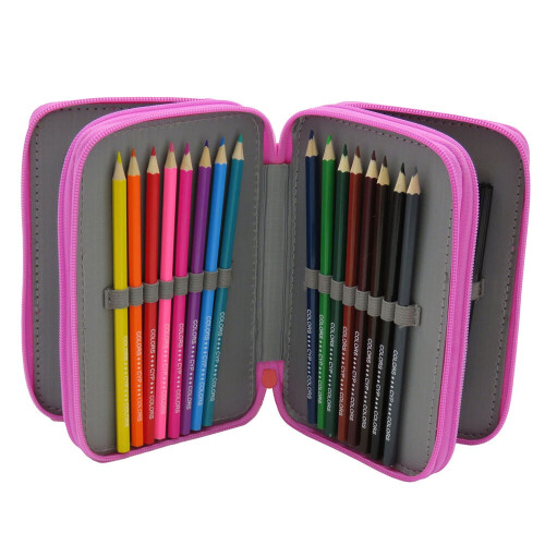 Federmäppchen mit drei Fächern für Kinder, Peppa Pig Design 2