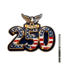 250-årsjubileumsbrosje for patriotisk bruk 1776–2026
