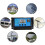Auto Solar Controller With LCD Display Solar Controller12V24V PWM Controller Solar Charge Controller Adjustable Parameter Timer Setting Overcurrent 5