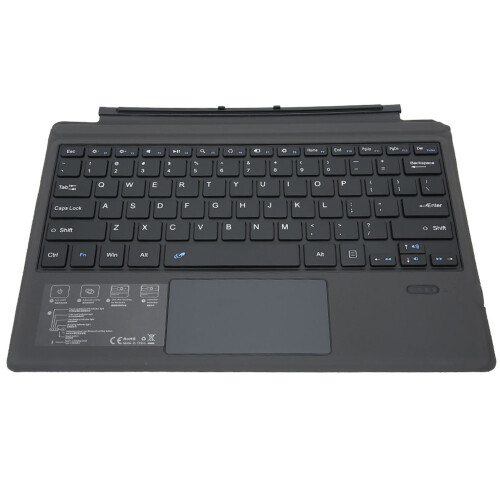 Αποσπώμενο ασύρματο πληκτρολόγιο για Surface Pro με touchpad πολλαπλών κινήσεων, οπίσθιο 1