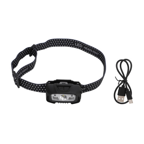 Waterproof Headlamp Super Bright Rotatable Clip Flashlight Motion Sensor Cap Visor Light Rechargeable Hands Free Headlight High Output Lightweight 1