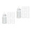 8Pcs Premium Silicone Baby Feeding Bottle Covers White Protector 9