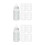 8Pcs Premium Silicone Baby Feeding Bottle Covers White Protector 11