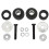 Subframe Radiator Bushing Kit for Nova 1968-1974 with Hardware 2