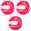 3Pcs Rosy Golf Score Counter Hat Clip Durable Lightweight Scoring Tool 3
