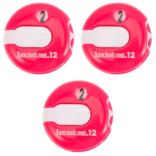 3Pcs Rosy Golf Score Counter Hat Clip Durable Lightweight Scoring Tool 2