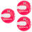 3Pcs Rosy Golf Score Counter Hat Clip Durable Lightweight Scoring Tool 6