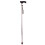 Lightweight Adjustable Cane For Disabled Users Ergonomic Handle Non Slip Shock Absorbing Swivel Base Foldable Design Compact Storage Suitable For 2