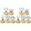10Pcs Multi Iron Wire Card Clips Elegant Table Number Holders 3