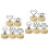 10Pcs Multi Iron Wire Card Clips Elegant Table Number Holders 5