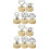 10Pcs Multi Iron Wire Card Clips Elegant Table Number Holders 6