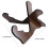 2Pcs Foldable Coffee Guitar Rack Strong Wear Resistant Guitar Support 4