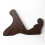 2Pcs Foldable Coffee Guitar Rack Strong Wear Resistant Guitar Support 5