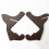 2Pcs Foldable Coffee Guitar Rack Strong Wear Resistant Guitar Support 6