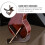 2Pcs Foldable Coffee Guitar Rack Strong Wear Resistant Guitar Support 7