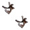 2Pcs Foldable Coffee Guitar Rack Strong Wear Resistant Guitar Support 10