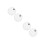 4Pcs White Protective Drum Stickers Pet Material for Drum Set Care 7