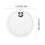 4Pcs White Protective Drum Stickers Pet Material for Drum Set Care 8