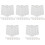60Pcs White Blind Cord Pull Ends Wood-Effect Cord Holders for Blinds 5