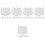 60Pcs White Blind Cord Pull Ends Wood-Effect Cord Holders for Blinds 6