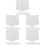 60Pcs White Blind Cord Pull Ends Wood-Effect Cord Holders for Blinds 8