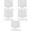 60Pcs White Blind Cord Pull Ends Wood-Effect Cord Holders for Blinds 9