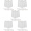 60Pcs White Blind Cord Pull Ends Wood-Effect Cord Holders for Blinds 10