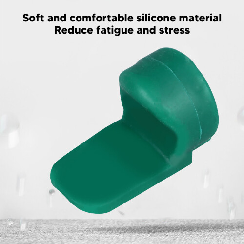Silicone Clarinet Oboe Thumb Rest Cushion Protector Green 2