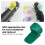 Silicone Clarinet Oboe Thumb Rest Cushion Protector Green 4