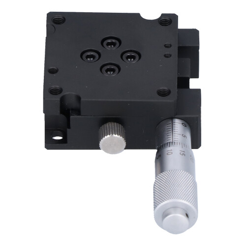 Wear Resistant Linear Motion Control Stage Manual Micrometer Sliding Table Precision Machining Stable Movement Compatible with4Axis Systems Small 2