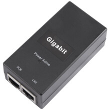 4X Gigabit POE Injector 10/100/1000Mbps/1G/2G Compatible IEEE802.3Af/At Passive Power Supply for POE Device US Plug