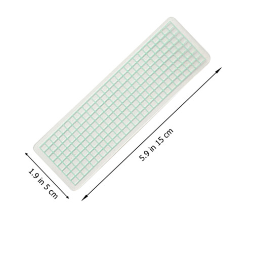200Pcs Practical Light Green Washi Cards Tape Sample Boards 2