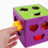 Sicheres Formsortierspielzeug mit Farben und 5
