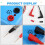 Wire -Off Tester Test Machine Data Cable Switching Element Wire Lead Open Circuit Short Circuit Alarm 2