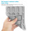 Game Card Storage Case for  2  Lite OLED Hard Shell with 64 Game Cartridge & 64 Micro- Card Slots 2