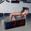 Portable Gym Timer Count Down/ Clock Remote Control Digital Timer Multifunctional Fitness Timer Clock for Boxing (EU) 9