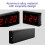 Portable Gym Timer Count Down/ Clock Remote Control Digital Timer Multifunctional Fitness Timer Clock for Boxing (EU) 10