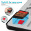 Game Card Storage Case for  2  Lite OLED Hard Shell with 64 Game Cartridge & 64 Micro- Card Slots 4