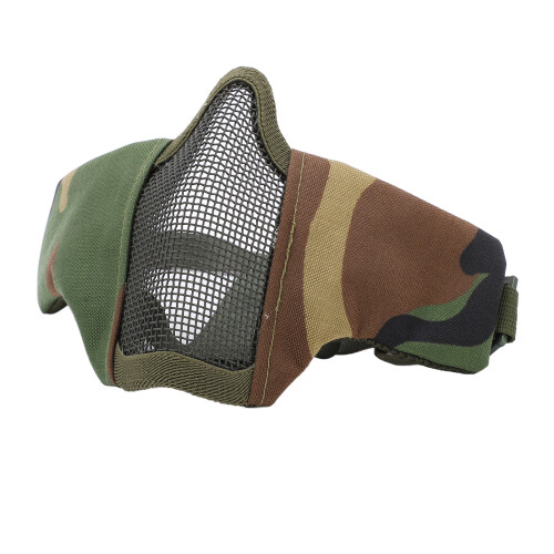Μάσκα προσώπου εξωτερικού χώρου, μάσκα Airsoft με συμβατά γυαλιά, ανθεκτικό στις 2