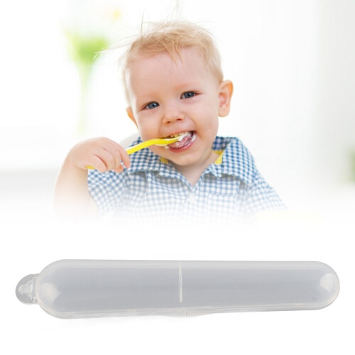 Transparent Spoon Case for Baby Feeding