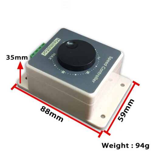 Motor Speed Controller Regulator Adjustable Speed Controller Regulator  12V 24V 48V 20A 1