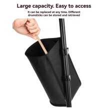 TXEsign Drumstick Bag for Drum Set Holder Case for Brushes Mallets and Percussion Drum Accessories for Professional Drummer