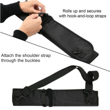 TXEsign Drum Stick Bag Drum Sticks Holder for Drumstick Mallets Brushes Carrying Storage Bag Drumstick Hanging Bag with Shoulder