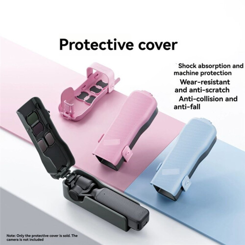 For  Pocket3 Flip Protective Cover Case Lens Protect Plate Accessories with 4 Filter Storage Compartment 2