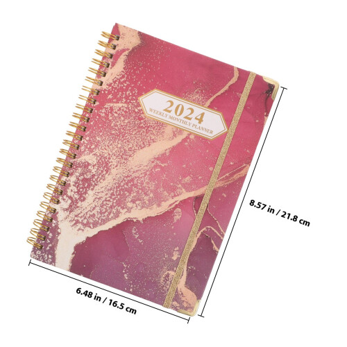 Weekly Planner Notepad Coil Planning Book 21.80x16.50x1.30cm 1