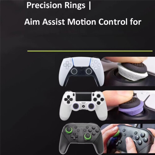 6Pcs Precision Aim Assist Rings Precision Rings for PS5, PS4,  Series X/S,  One,  360,  Pro Controller