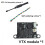 5.8G 200mW VTX 48CH Analog Video Transmitter Adjustable Power VTX for FPV RC Drone 3