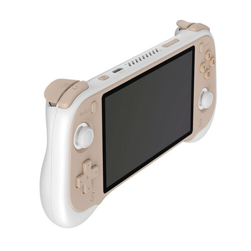 H55 Retro Video Handheld Game Console 5.5inch HD IPS Screen Dual Hall Joystick Game Player Support 20+ Emulators White 1